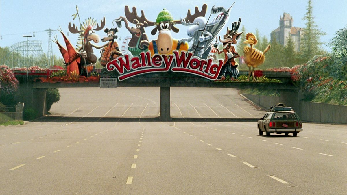 Llegando a Walley World en 
