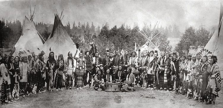 Tribu Salish en 1903