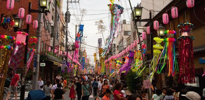 La fiesta del Tanabata en Japón