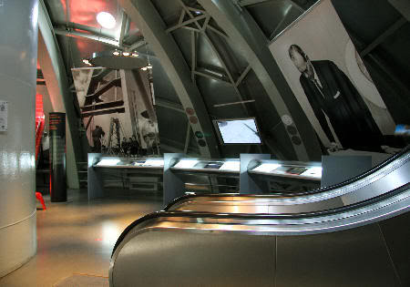 Interior del Atomium