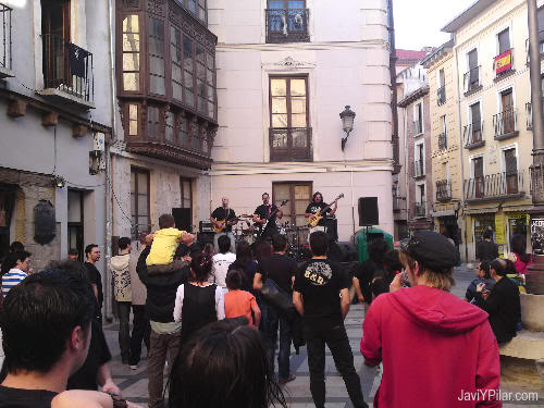 En la zona de tapas de San Martín. Día de la Música. Valladolid, 21 de junio de 2010