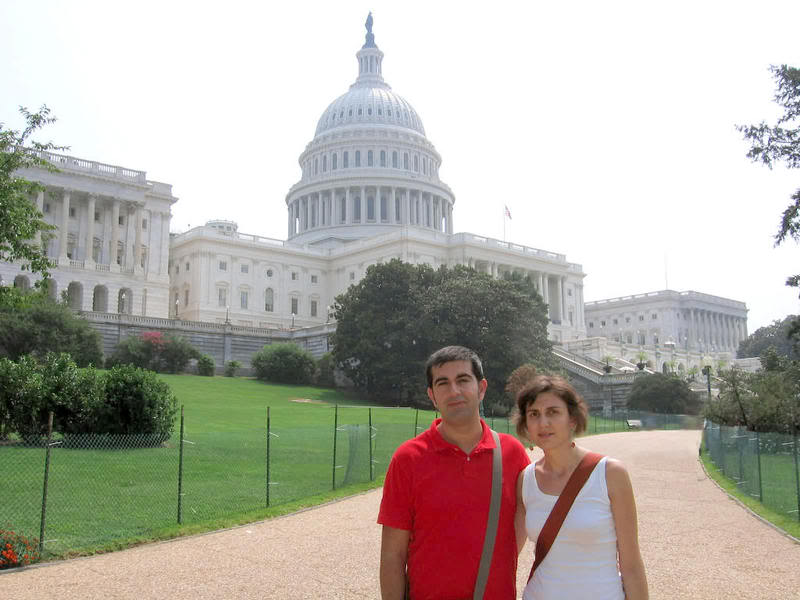 Pilar y yo en el Capitolio de Washington D.C.