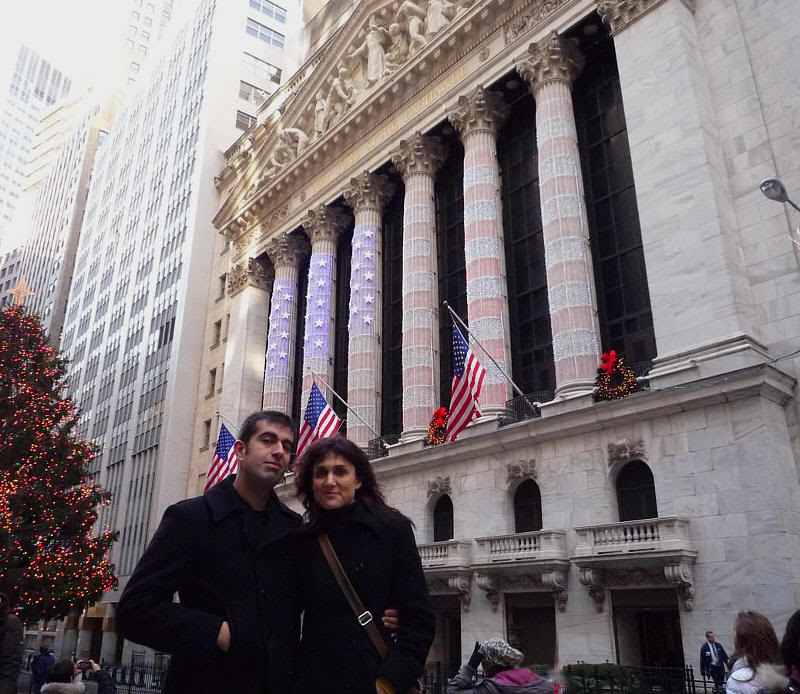 En Wall Street en la navidad de 2008