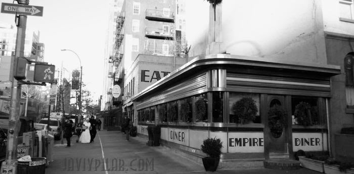 Restaurante Empire Diner. Foto de enero de 2009
