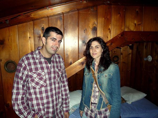 Nosotros en la habitación de Kurt Cobain en Montesano (Washington)