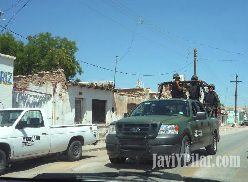 Imagen tomada en Ciudad Juárez durante nuestra visita en el verano de 2009
