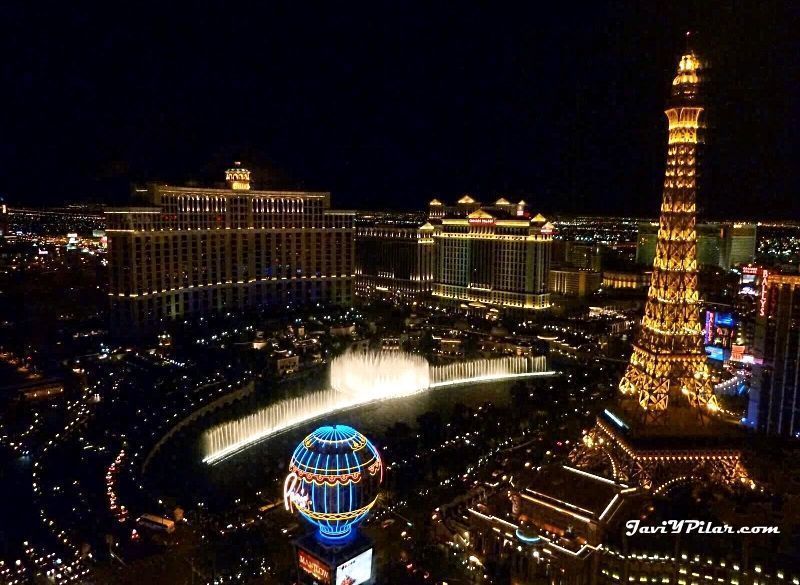 Las vistas desde nuestro hotel en Las Vegas en 2011