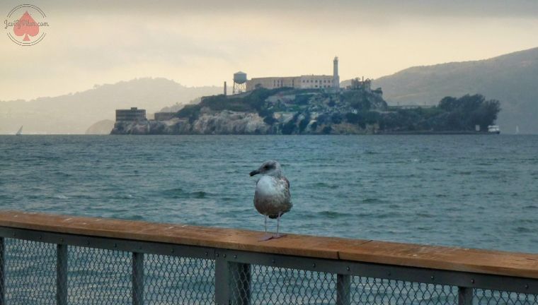 Vista de la isla de Alcatraz desde Fisherman's Warf (San Francisco). Foto de septiembre de 2014