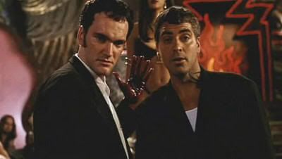 Tarantino y Clooney en "Abierto Hasta el Amanecer" ("From Dusk Till Dawn", 1996)
