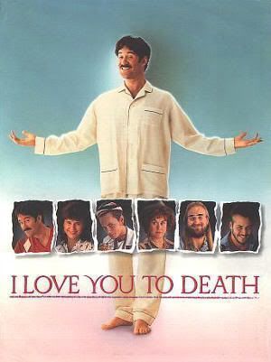 Cartel original de "Te amaré hasta que te mate" ("I Love You To Death", 1990)
