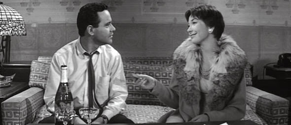 Jack Lemon y Shirley McLaine en "El Apartamento" ("The Apartment"). Billy Wilder, 1960