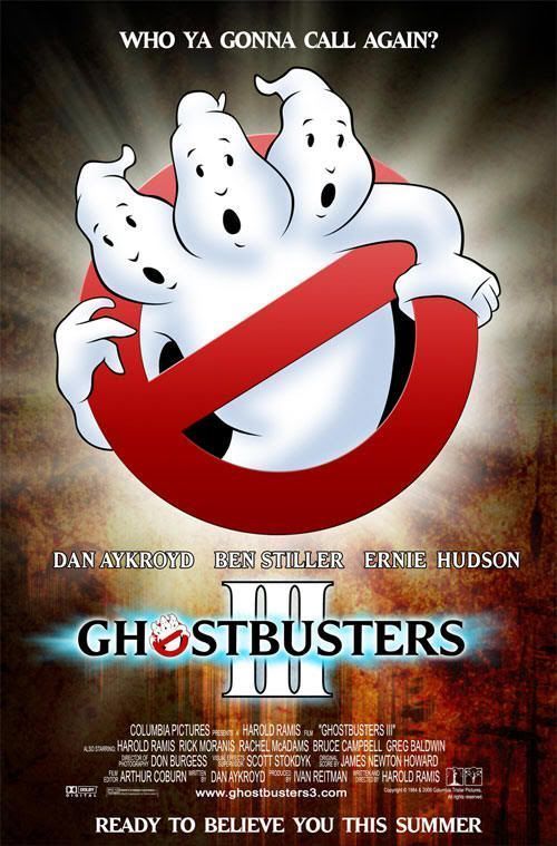 Supuesto cartel de "Los Cazafantasmas 3" ("Ghostbusters III")