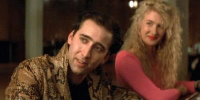 Nicolas Cage y Laura Dern en "Corazón Salvaje"