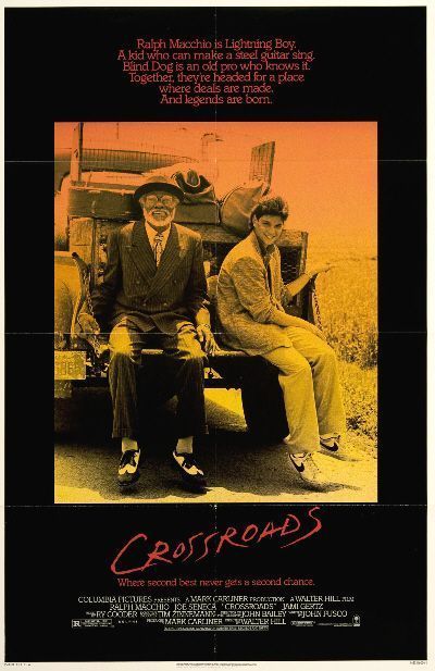 Cartel de "Cruce de Caminos" ("Crossroads", 1986)