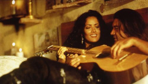 Salma Hayek y Antonio Banderas en "Desperado" (Robert Rodriguez, 1995)