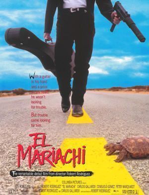 Cartel de "El Mariachi" (Robert Rodríguez, 1992)