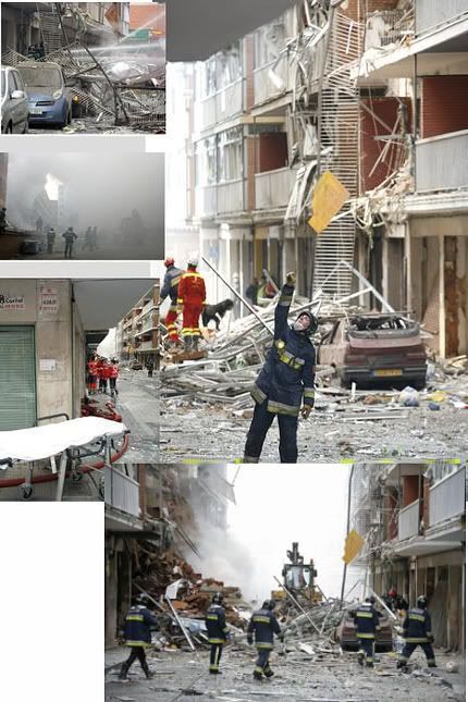 Explosión de gas en Palencia