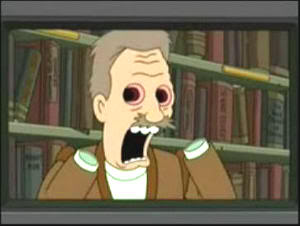 Fotograma de la parodia del capítulo en Futurama