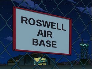 El incidente de Roswell según la serie "Futurama"