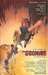 Cartel original de la película "Los Goonies"