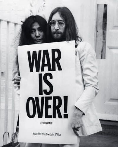 Lennon y Ono, activistas por la paz