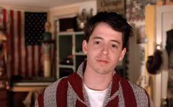 Matthew Broderick en el papel de Ferris Bueller