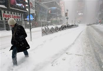 Temporal de nieve en Nueva York