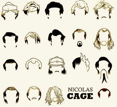 Los peinados de Nicolas Cage en sus películas