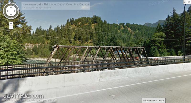 Imagen del puente de Rambo en Googlemaps