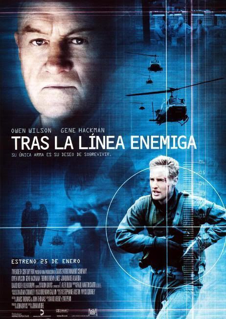 Cartel de "Tras la Línea Enemiga" ("Behind Enemy Lines", 2001)
