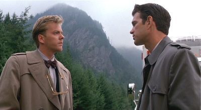 Kiefer Sutherland y Chris Isaak en "Twin Peaks: Fuego Camina Conmigo" ("Twin Peaks: Fire Walk With Me", 1992)