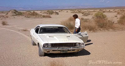 Kowalski y su Dodge Challenger de 1970 en "Punto Límite Cero" ("Vanishing Point", 1970)