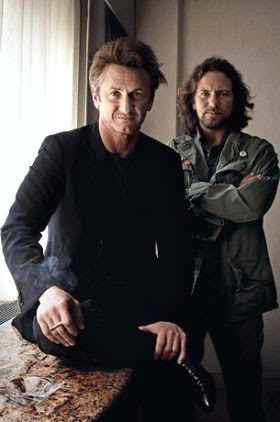 Sean Penn y Eddie Vedder