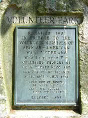 Placa del Volunteer Park (Seattle)