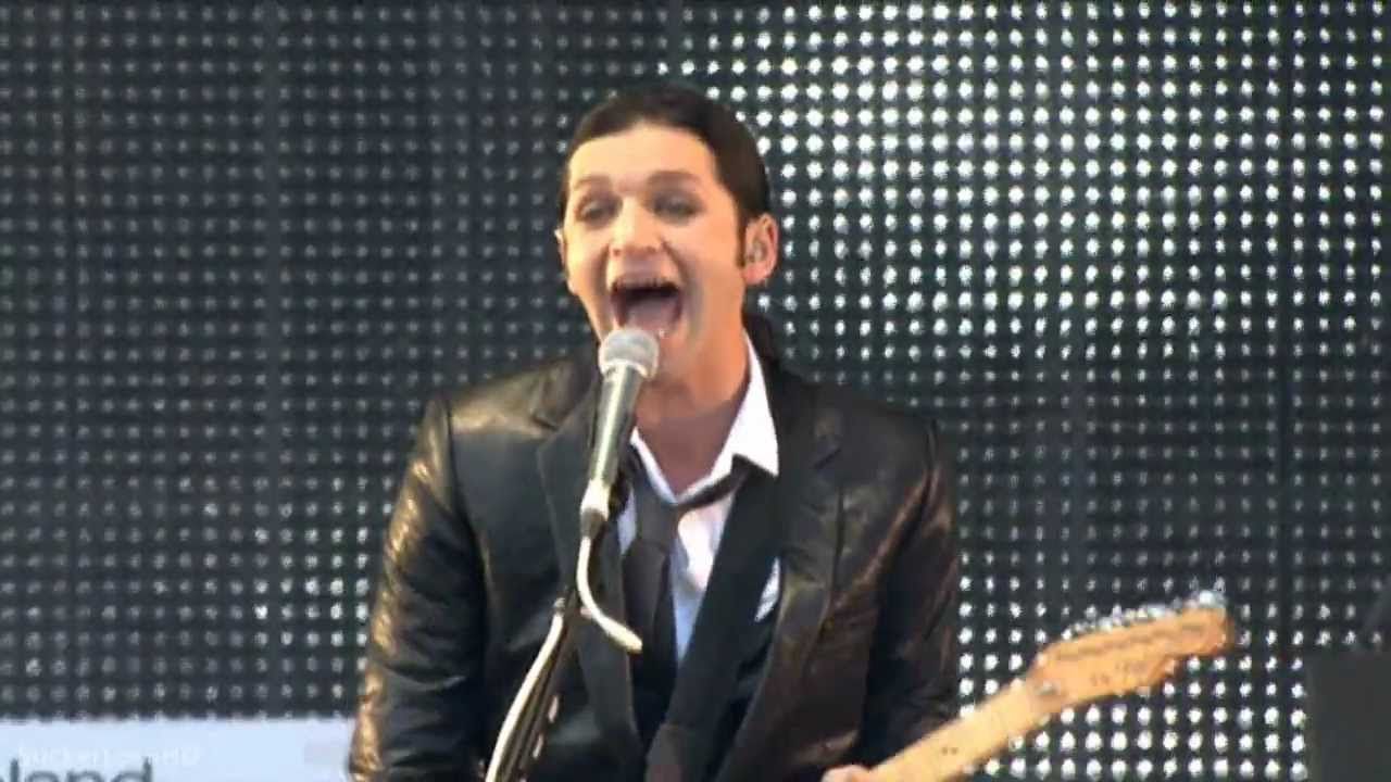 Brian Molko (Placebo) en el festival Rock Am Ring de 2009