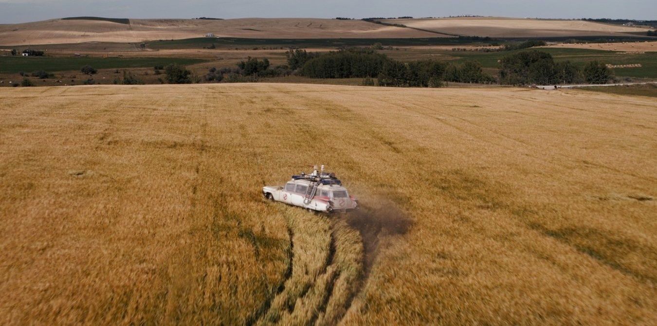 Ecto-1, el coche de la película "Cazafantasmas: Más allá" ("Ghostbusters: Afterlife"), 2021